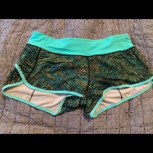 Rare Lululemon Seawheeze Speed Shorts size 8